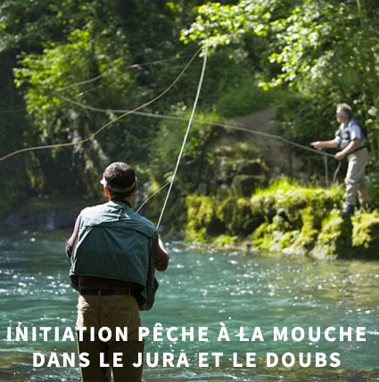 Initiation à la pêche de la truite à la mouche dans le Jura